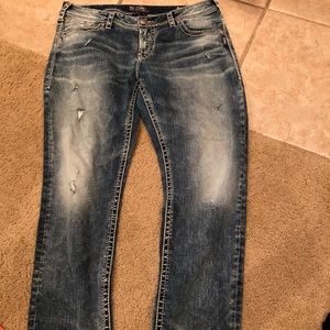 SILVER CAPRI’S BOYFRIEND NWOT 32/25